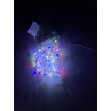 3 METRE 220 ADET RGB  KARIŞIK RENK -BEYAZ AKAR LEDLİ EKLENEBİLİR LÜKS İÇ MEKAN İP LED