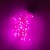 10 METRE 100 LEDLİ ŞEFFAF KABLO PEMBE RENK ANİMASYONLU İP  LED IŞIK