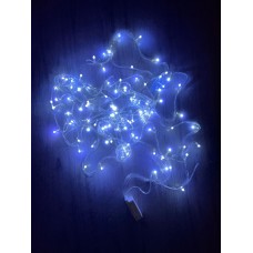 10 METRE 100 LEDLİ ŞEFFAF KABLO BEYAZ IŞIK RENK ANİMASYONLU EKLENEBİLİR İP  LED IŞIK