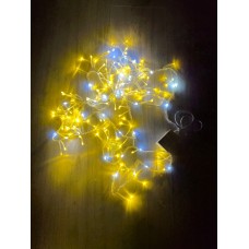 5 METRE 198 LEDLİ GÜNIŞIĞI IŞIK -BEYAZ AKAR KİRPİ LED IŞIK