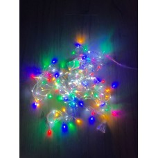 5 METRE 198 LEDLİ KARIŞIK RGB IŞIK -BEYAZ AKAR KİRPİ LED IŞIK