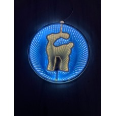 ÇAPI 30 CM 3 BOYUTLU SABİT LED IŞIKLI GEYİK DEKORU