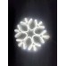 220 VOLT DIŞ MEKANA UYGUN 50X50 CM ÖLÇÜSÜNDE BEYAZ RENK ÇİFT TARAFLI YILDIZ DEKOR NEON LED IŞIK 