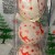 3'LÜ YILBAŞI ÇAM AĞACINA ASILABİLEN  8 CM LÜKS DESENLİ DEKOR SÜS 