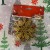 3'LÜ YILBAŞI ÇAM AĞACINA ASILABİLEN 10 CM NOEL  KARTANESİ DEKOR SÜS