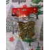 3'LÜ  YILBAŞI ÇAM AĞACINA ASILABİLEN 8 CM NOEL FİYONK DEKOR SÜS