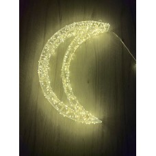 45 Cm LEDLİ HİLAL ANİMASYONLU YILBAŞI DEKORU