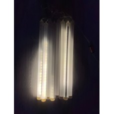 DIŞ MEKAN 4 METRE 8 ADET 50 CM KALIN TÜP AKAR ANİMASYONLU EKLENEBİLİR METEOR SET IŞIK