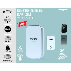 KABLOSUZ DİJİTAL KAPI ZİLİ-KİNETİK ENERJİ KONTROL