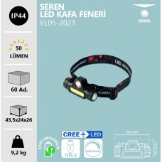 5W SEREN LED KAFA FENERİ