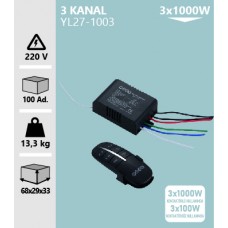 3 KANALLI AVİZE KUMANDA