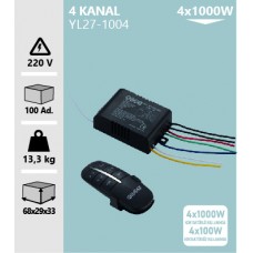 4 KANALLI AVİZE KUMANDA