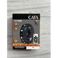 3 METRE KUMANDALI TV ARKASI USB BAĞLANTILI RGB KARIŞIK RENK LED SETİ HAZIR TAK ÇALIŞTIR