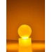 DEKORATİF PİLLİ GÜNIŞIĞI 6 CM LED IŞIKLI  YUVARLAK RAMAZAN MUMU