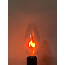 220 VOLT 5 WATT HALOJEN E14 DUYLU DEKORATİF HALOJEN ALEV EFEKT AMPUL 