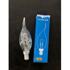 28 WATT KIVRIK  ŞEFFAF CAMLI E14 DİMMERLİ 375 LÜMEN HALOGEN AMPUL