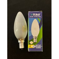 28 WATT BUZ CAMLI E14 DİMMERLİ 365 LÜMEN HALOGEN AMPUL