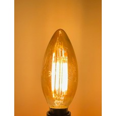 4 WATT AMBER CAM 1800 KELVİN AMBER IŞIK DİMMERLİ E-14 BUJİ LED AMPUL 270 LÜMEN