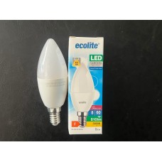 8 WATT E-14 DUYLU 810 LÜMEN 3000 KELVİN SARI IŞIK C35 OPAL LED AMPUL