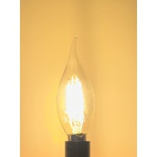 4 WATT 2700 KELVİN 350 LÜMEN DİMMERLİ KIVRIK BUJİ LED AMPÜL