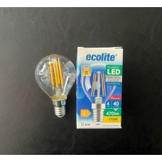 4 WATT E-14 DUYLU 470 LÜMEN 2700 KELVİN SARI IŞIK G45 LED RUSTİK AMPUL