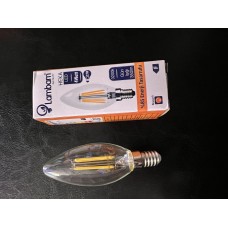 4 Watt E14 Düz  Led Buji Dimmerlenebilir Erd-25  3200 Kelvin