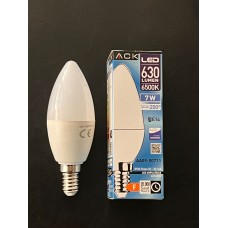 7 WATT E-14 DUYLU BUJİ 630 LÜMEN BEYAZ IŞIK 6500 KELVİN SAMSUNG LEDLİ AMPUL