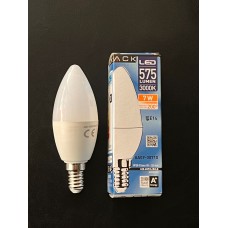 7 WATT E-14 DUYLU BUJİ 575 LÜMEN 3000 KELVİN GÜNIŞIĞI SAMSUNG LEDLİ AMPUL
