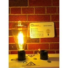 E14  ST64 LED 2200 KELVİN AMBER RENK