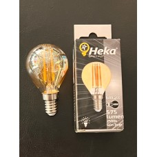 6 WATT E14 DUYLU AMBER CAMLI G45 MODELİ 575 LÜMEN 2500 KELVİN GÜNIŞIĞI LED RUSTİK AMPUL