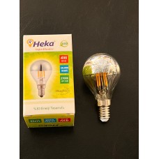 4 WATT E14 DUYLU DİMMERLİ G45 MODELİ 220 LÜMEN 2700 KELVİN GÜNIŞIĞI KROM AYNALI ENDİREKT LED AMPUL