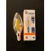4 WATT E14 DUYLU DİMMERLİ  ŞEFFAF CAMLI 350 LÜMEN  3200 KELVİN  GÜNIŞIĞI BUJİ LED AMPUL