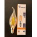4 WATT E14 DUYLU DİMMERLİ ŞEFFAF KIVRIK CAMLI 350 LÜMEN 3200 KELVİN GÜNIŞIĞI BUJİ LED AMPUL
