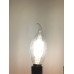 4 WATT E14 DUYLU 275 LÜMEN KIVRIK  ŞEFFAF CAMLI 4000 KELVİN ILIK BEYAZ BUJİ LED AMPUL