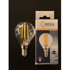 6 WATT E14 DUYLU ŞEFFAF CAMLI G45 MODELİ 690 LÜMEN 3000 KELVİN GÜNIŞIĞI LED RUSTİK AMPUL