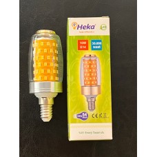  10 WATT 14 DUYLU 850 LÜMEN ŞEFFAF MISIR  3000 KELVİN GÜNIŞIĞI   LED AMPUL