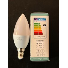 7  WATT E14 DUYLU 630 LÜMEN 3200 KELVİN  GÜNIŞIĞI   LED AMPUL 