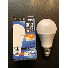 9 WATT E27 DUYLU 800 LÜMEN 3000 KELVİN GÜNIŞIĞI LED AMPUL