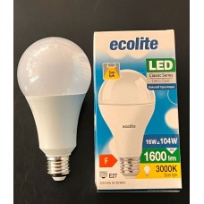 16 WATT 3000 KELVİN A80 MODELİ 1600 LÜMEN   GLOP LEDLİ  AVİZE AMPULÜ