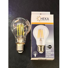 6 WATT E27 DUYLU 660 LÜMEN 4000 KELVİN ILIK BEYAZ A60 LED RUSTİK AMPUL