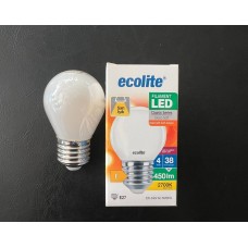 4 WATT E-27 DUYLU 450 LÜMEN 2700 KELVİN SARI IŞIK G45 SOFT LED AMPUL