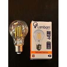 4 WATT E27 DUYLU 3200 KELVİN GÜNIŞIĞI 350 LÜMEN DİMMERLİ A60  LED RUSTİK AMPUL