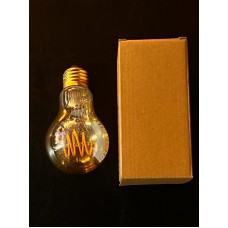 4 WATT E27 DUYLU AMBER CAMLI 2000 KELVİN AMBER IŞIK DİMMERLİ TWİST A60 LED RUSTİK AMPUL