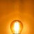 G45 Filament Edison Tip Rustik E-27 Amber Cam Amber Işık Dimmerli 4 Watt 1800 Kelvin Led Ampul 