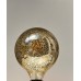 4 WATT E27 DUYLU 400 LÜMEN 3000 KELVİN G125 MODELİ LEOPAR CAM DESENLİ DEKORATİF LED RUSTİK AMPUL