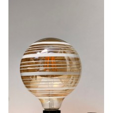 6 WATT E27 DUYLU G125 MODELİ ÇİZGİ DESENLİ GÜNIŞIĞI DEKORATİF LED RUSTİK AMPUL