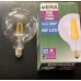 6 WATT ŞEFFAF CAMLI G125 MODELİ 540 LÜMEN 2700 KELVİN GÜNIŞIĞI LED RUSTİK AMPUL