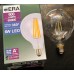 6 WATT ŞEFFAF CAMLI G125 MODELİ 600 LÜMEN 6500 KELVİN BEYAZ IŞIK LED RUSTİK AMPUL