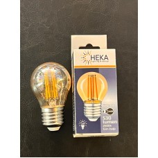 6 WATT E27 DUYLU  G45 MODELİ  AMBER CAMLI 530 LÜMEN 2500 KELVİN GÜNIŞIĞI  LED RUSTİK AMPUL
