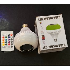 12 WATT E27 DUYLU BLUETOOTHLU KUMANDALI MÜZİK HOPARLÖR LED MÜZİK AMPULÜ 